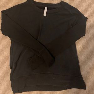 Athleta Black Crewneck Sweater